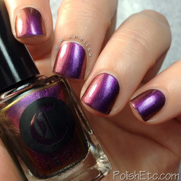 Nail polish swatch / manicure of shade Cirque Colors Cabaret Voltaire