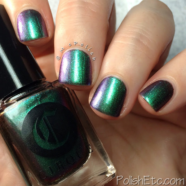 Nail polish swatch / manicure of shade Cirque Colors Ghost in the Machine