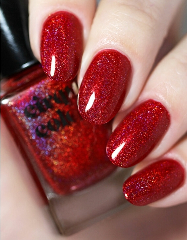 Nail polish swatch / manicure of shade Cirque Colors Madder