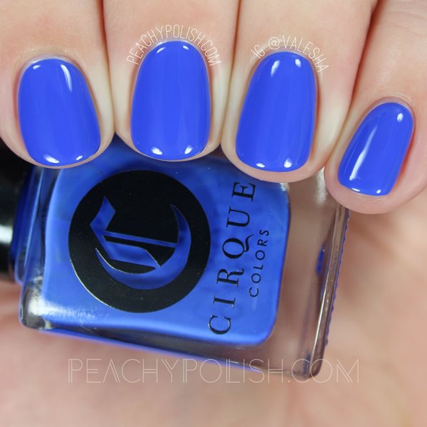 Nail polish swatch / manicure of shade Cirque Colors Rhapsody in Blue