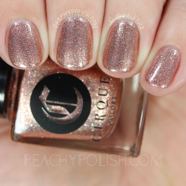 Nail polish swatch / manicure of shade Cirque Colors Himalayan Pink
