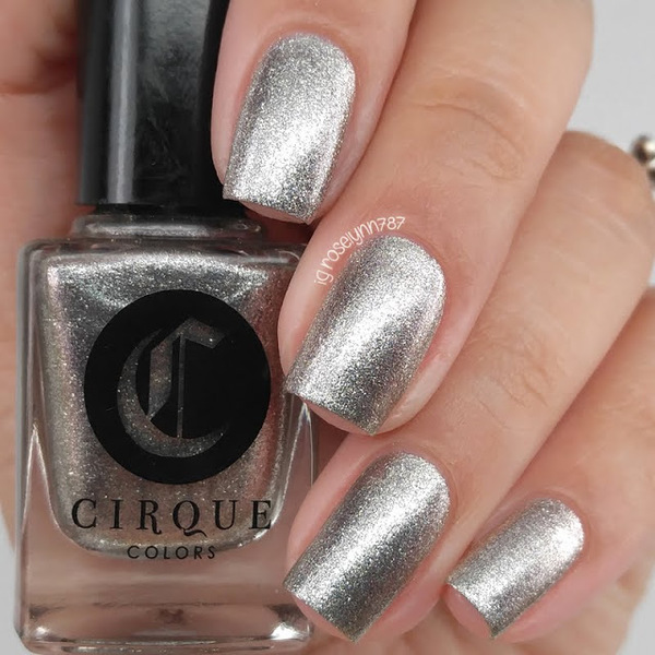 Nail polish swatch / manicure of shade Cirque Colors Moon Dust