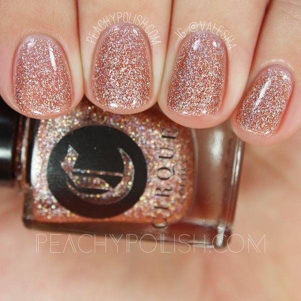 Nail polish swatch / manicure of shade Cirque Colors Morganite