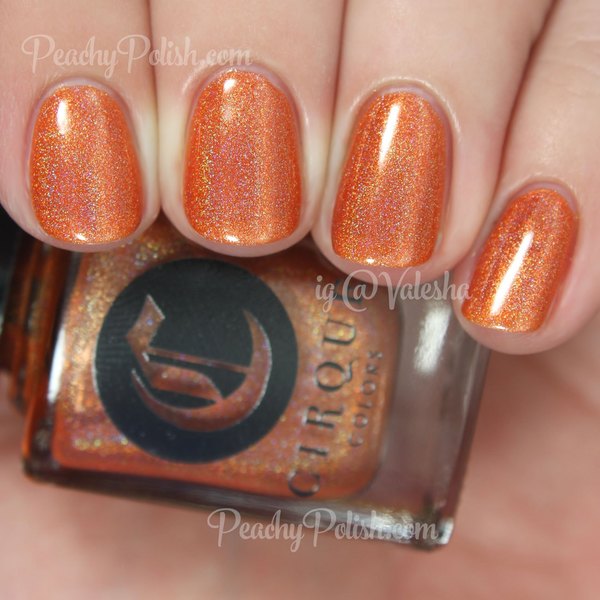 Nail polish swatch / manicure of shade Cirque Colors Valencia