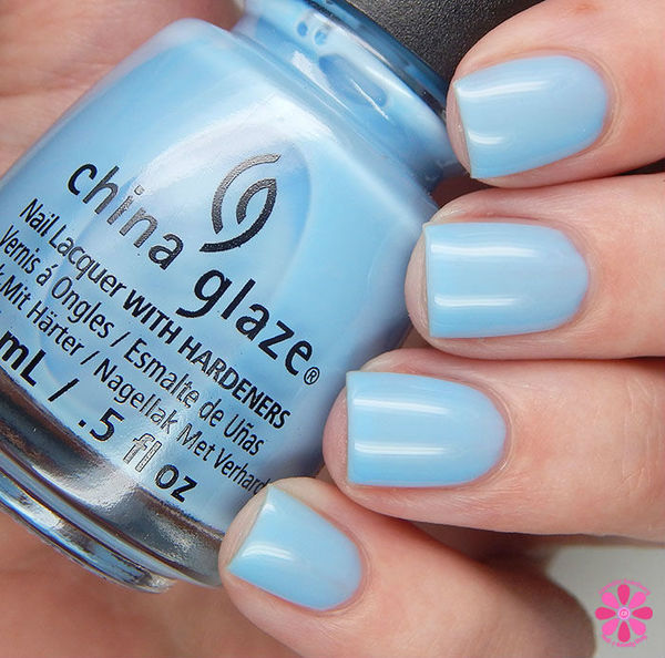 Nail polish swatch / manicure of shade China Glaze Don’t Be Shallow