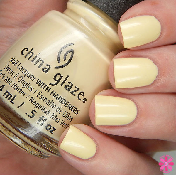 Nail polish swatch / manicure of shade China Glaze Girls Just Wanna Have Sun