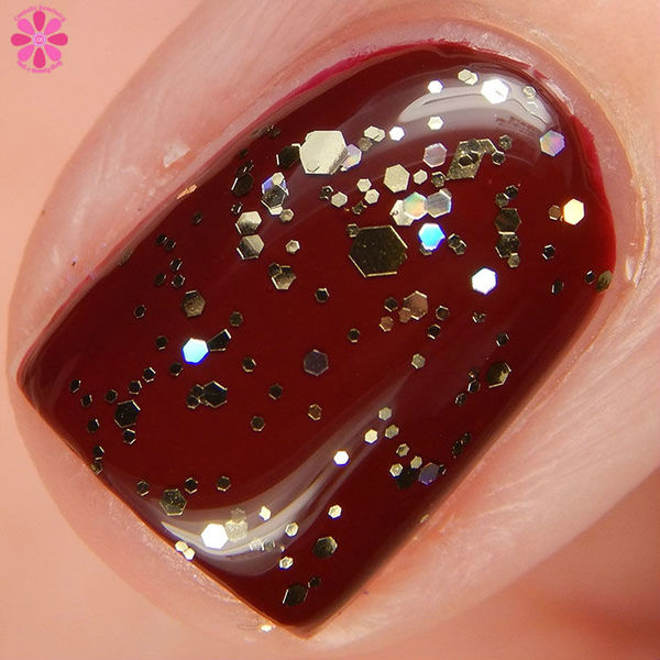 Nail polish swatch / manicure of shade China Glaze Bring On The Bubbly