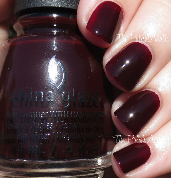 Nail polish swatch / manicure of shade China Glaze Free Bear Hugs