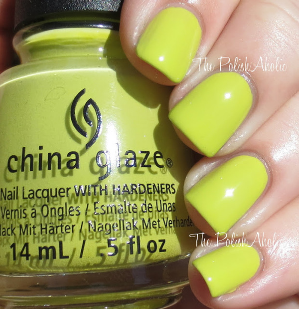 Nail polish swatch / manicure of shade China Glaze S'more Fun