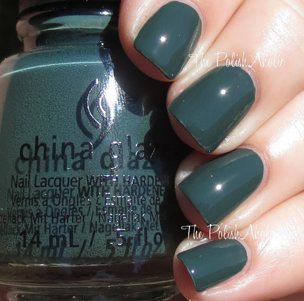 Nail polish swatch / manicure of shade China Glaze Take A Hike