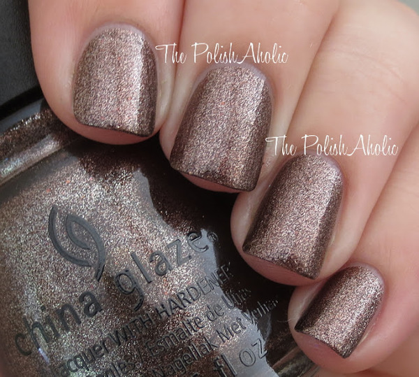 Nail polish swatch / manicure of shade China Glaze Wood You Wanna