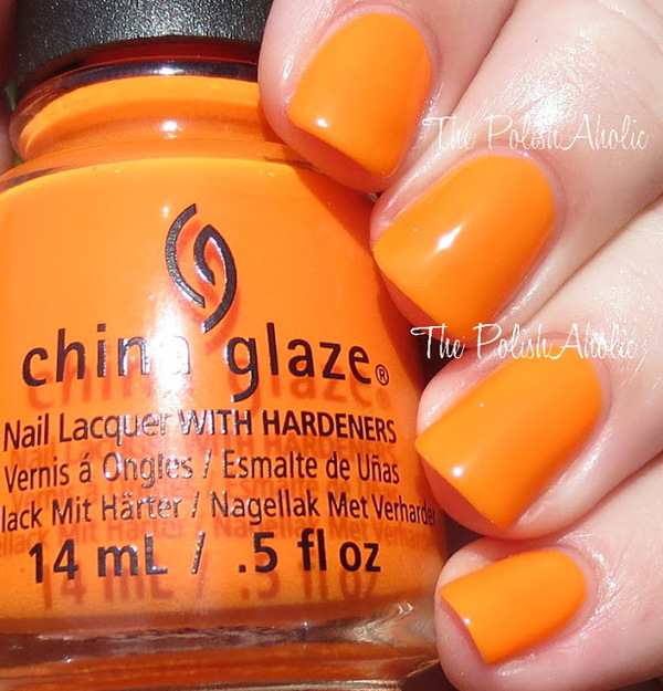 Nail polish swatch / manicure of shade China Glaze Lady And The Vamp