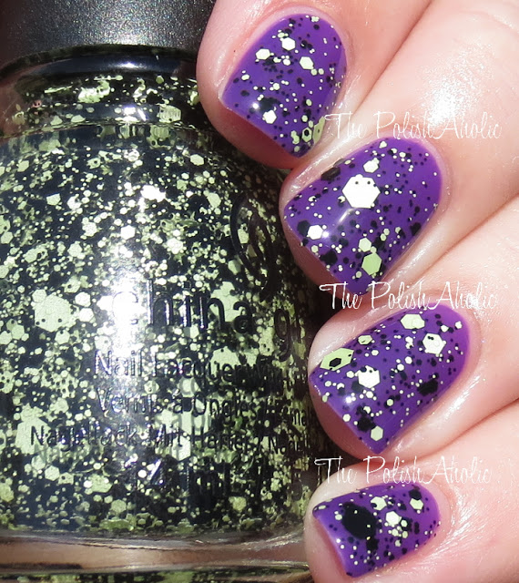 Nail polish swatch / manicure of shade China Glaze Something's Brewing