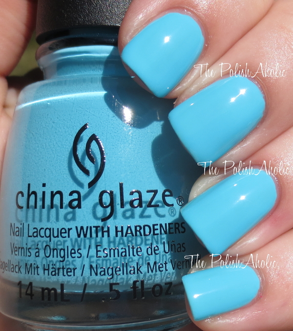 Nail polish swatch / manicure of shade China Glaze Capacity To See Beyond