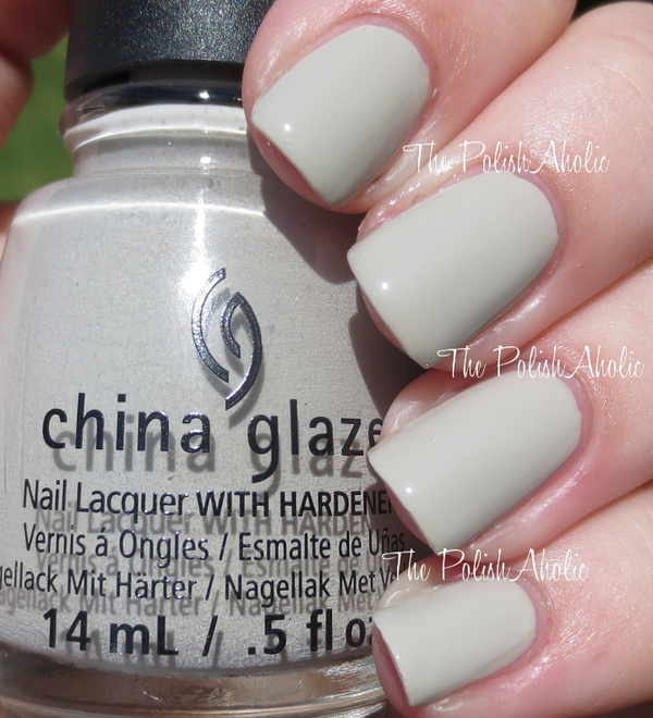 Nail polish swatch / manicure of shade China Glaze Five Rules