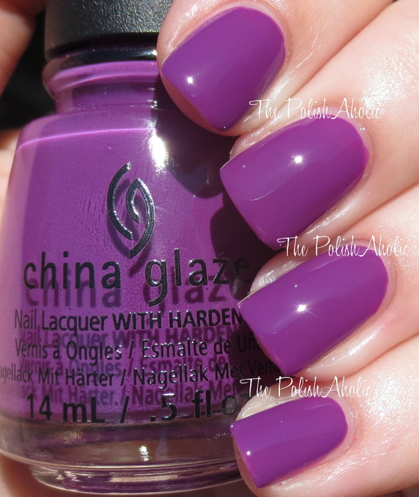 Nail polish swatch / manicure of shade China Glaze Givers Theme