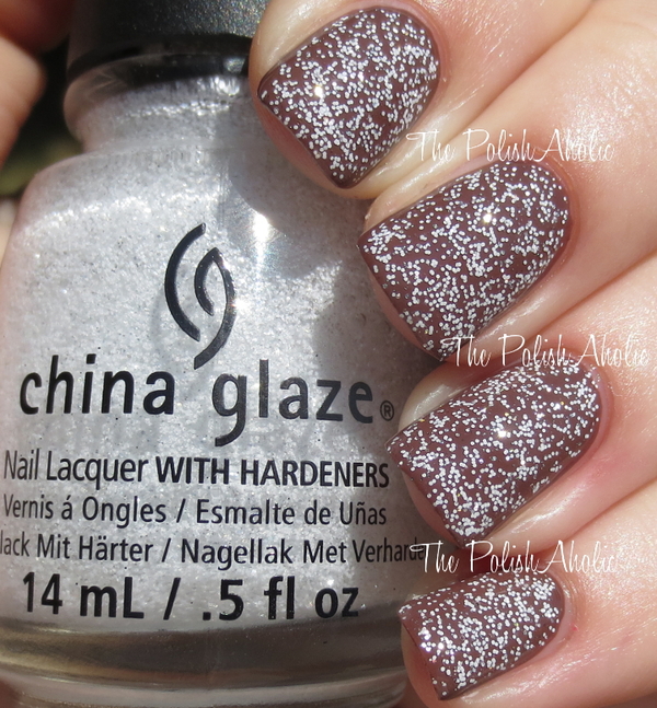 Nail polish swatch / manicure of shade China Glaze The Outer Edge