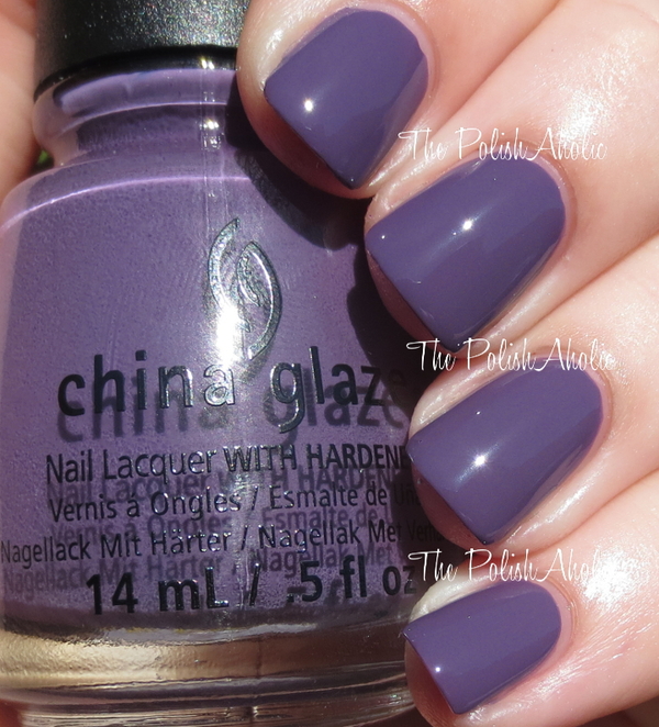 Nail polish swatch / manicure of shade China Glaze All Aboard