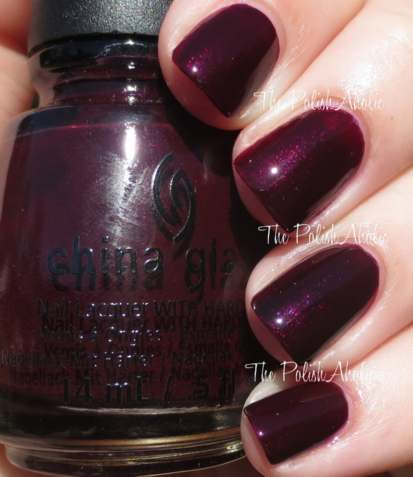 Nail polish swatch / manicure of shade China Glaze Conduct Yourself