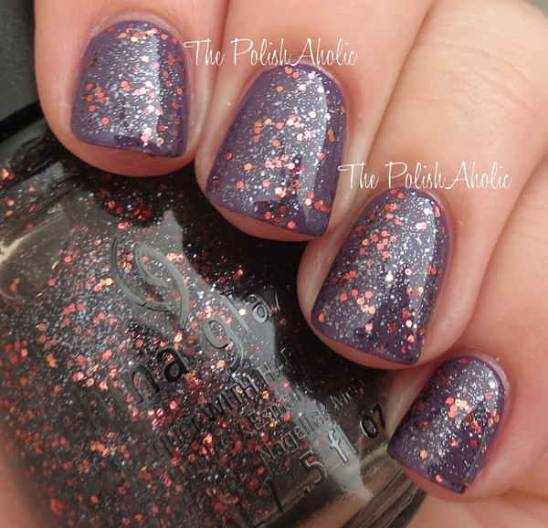 Nail polish swatch / manicure of shade China Glaze Loco-Motive