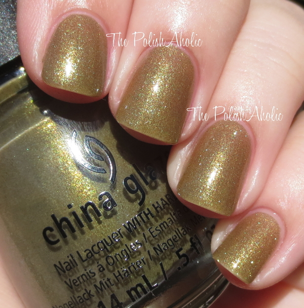 Nail polish swatch / manicure of shade China Glaze Mind The Gap