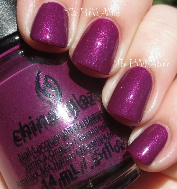 Nail polish swatch / manicure of shade China Glaze Nice Caboose