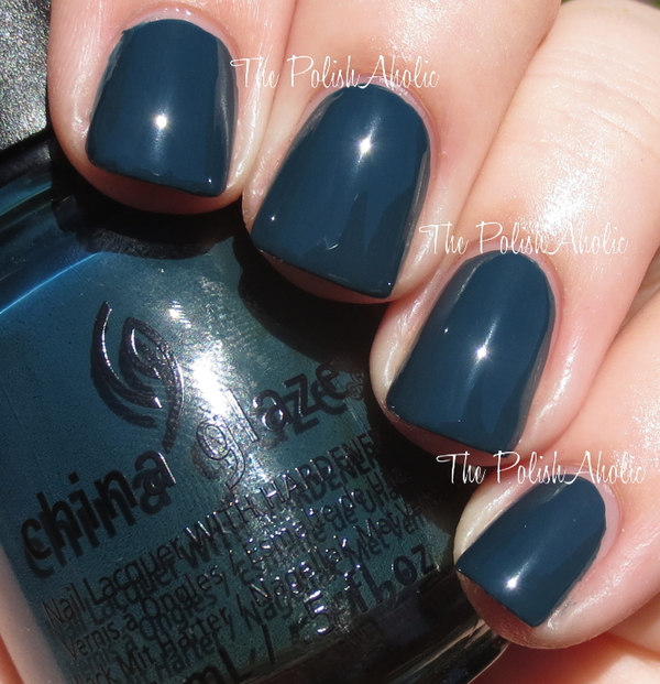 Nail polish swatch / manicure of shade China Glaze Well Trained
