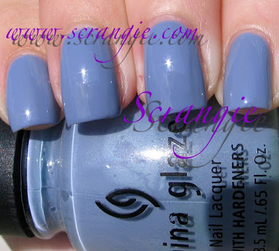 Nail polish swatch / manicure of shade China Glaze No Name Yet