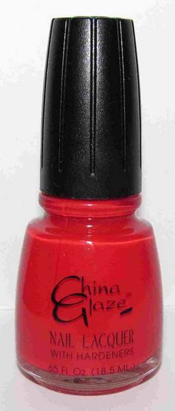 Nail polish swatch / manicure of shade China Glaze Cherry Delight