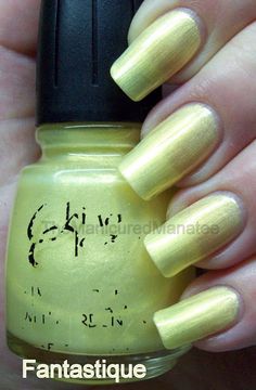 Nail polish swatch / manicure of shade China Glaze Fantastique