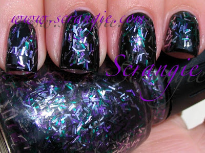 Nail polish swatch / manicure of shade China Glaze Jumpin' Jupiter