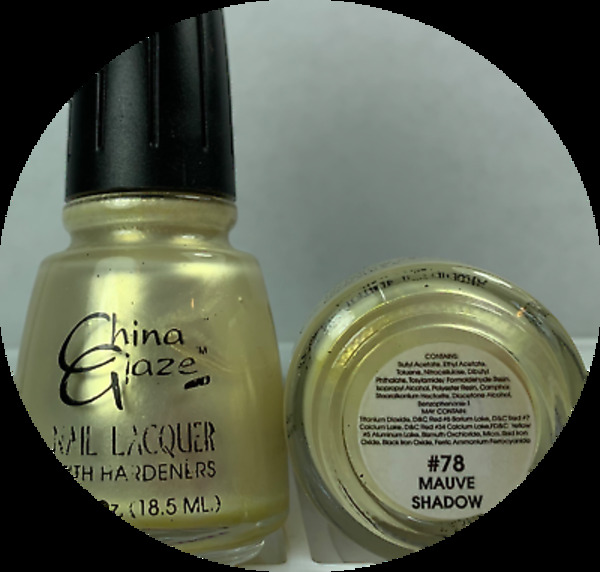 Nail polish swatch / manicure of shade China Glaze Mauve Shadow