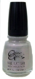 Nail polish swatch / manicure of shade China Glaze Nickel Ice
