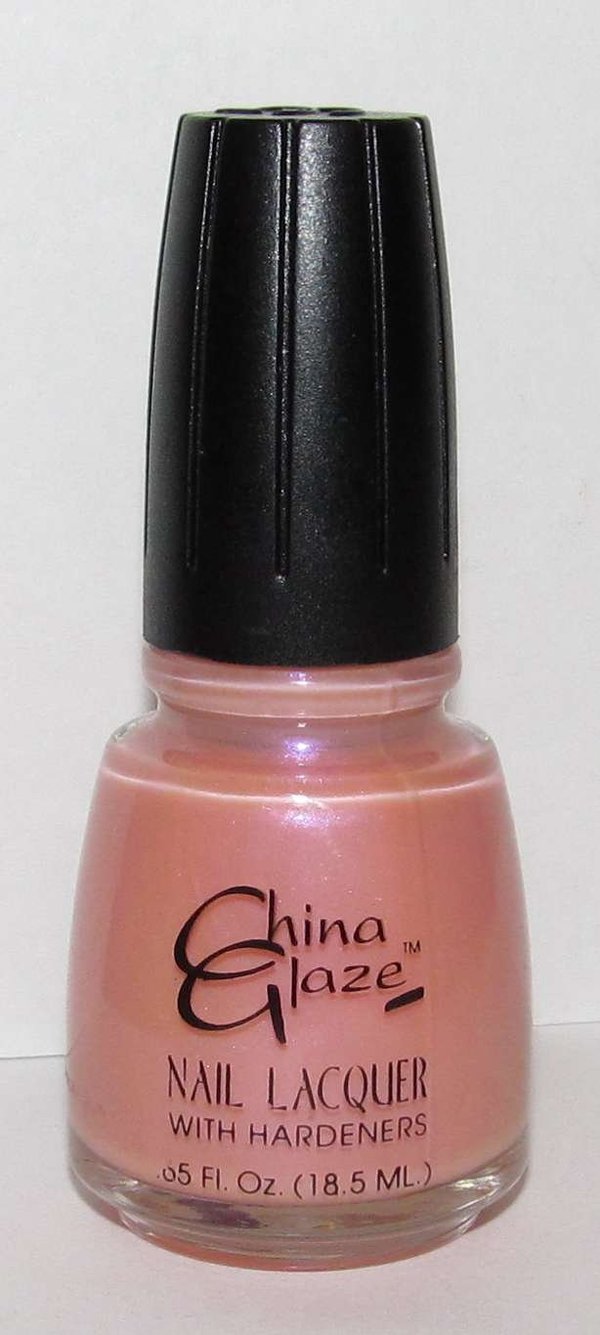 Nail polish swatch / manicure of shade China Glaze Pink Lady