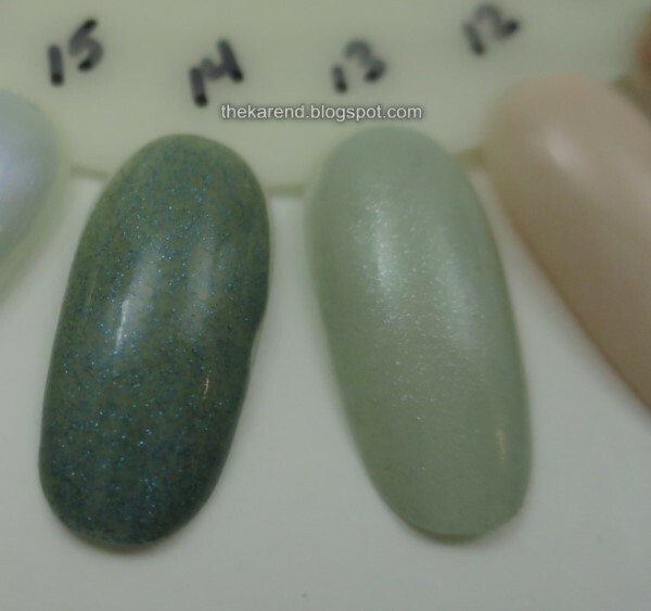 Nail polish swatch / manicure of shade China Glaze Mint Green To Seafoam Green