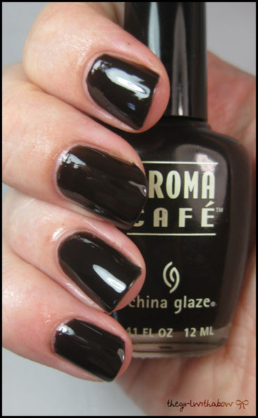 Nail polish swatch / manicure of shade China Glaze Xpress-ohh!