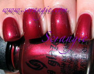 Nail polish swatch / manicure of shade China Glaze Bohemian Chic