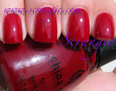 Nail polish swatch / manicure of shade China Glaze Gypsy Girl