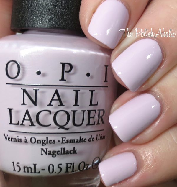 Nail polish swatch / manicure of shade OPI I'm Gown For Anything