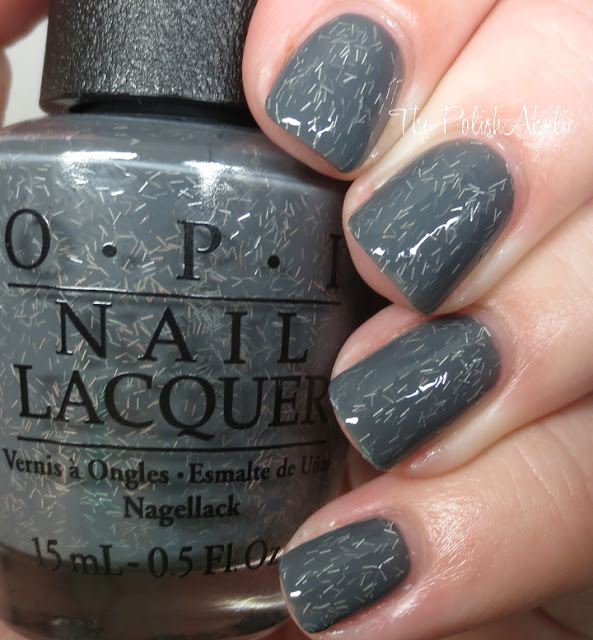 Nail polish swatch / manicure of shade OPI What Time Isn't It