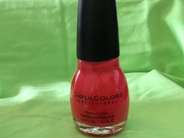 Nail polish swatch / manicure of shade Sinful Colors Thimbleberry