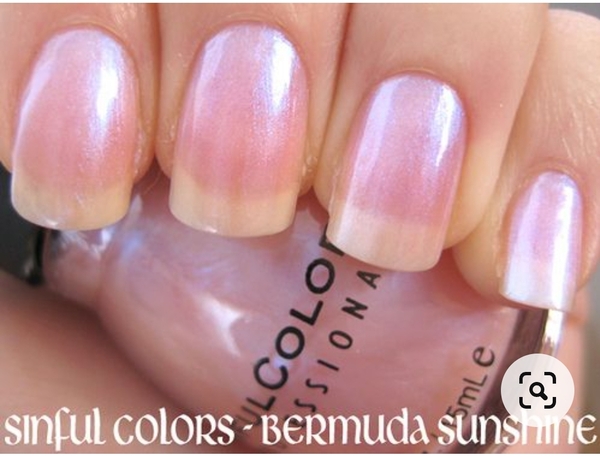 Nail polish swatch / manicure of shade Sinful Colors Bermuda Sunshine