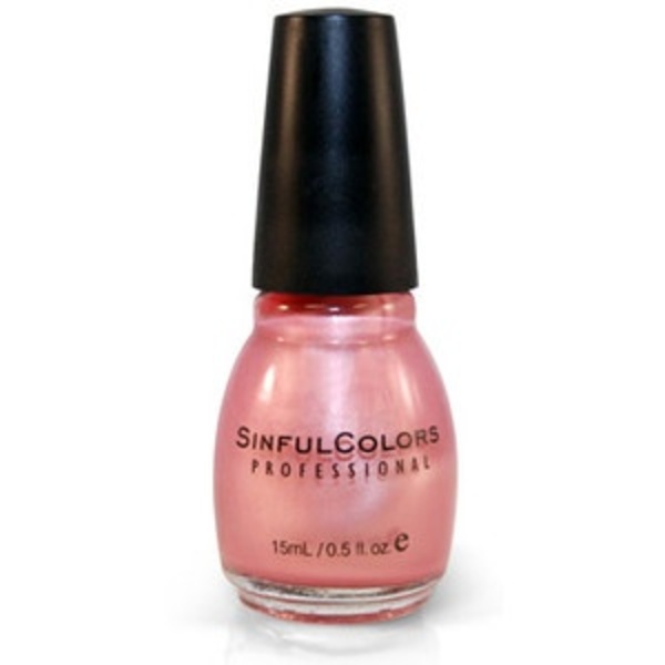 Nail polish swatch / manicure of shade Sinful Colors Sweet Honeymoon