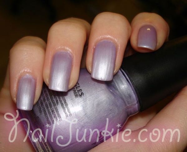Nail polish swatch / manicure of shade Sinful Colors Strip Poker