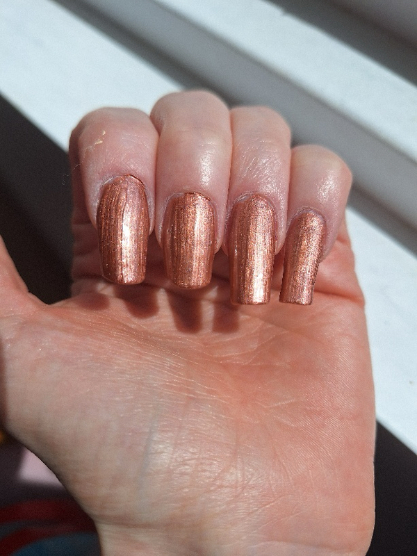 Nail polish swatch / manicure of shade Sinful Colors Mystery
