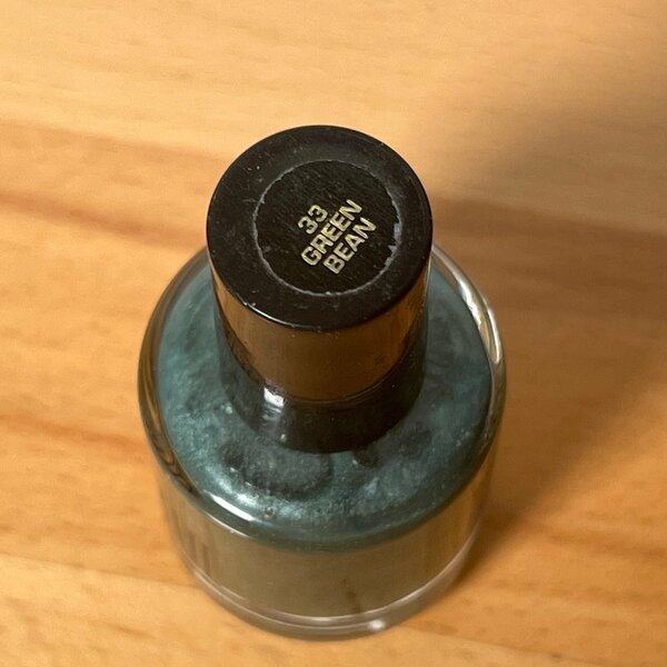 Nail polish swatch / manicure of shade Sinful Colors Green Bean