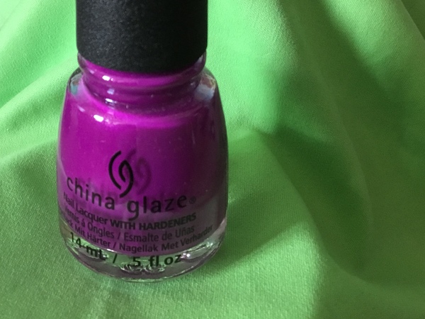 Nail polish swatch / manicure of shade China Glaze Summer Reign