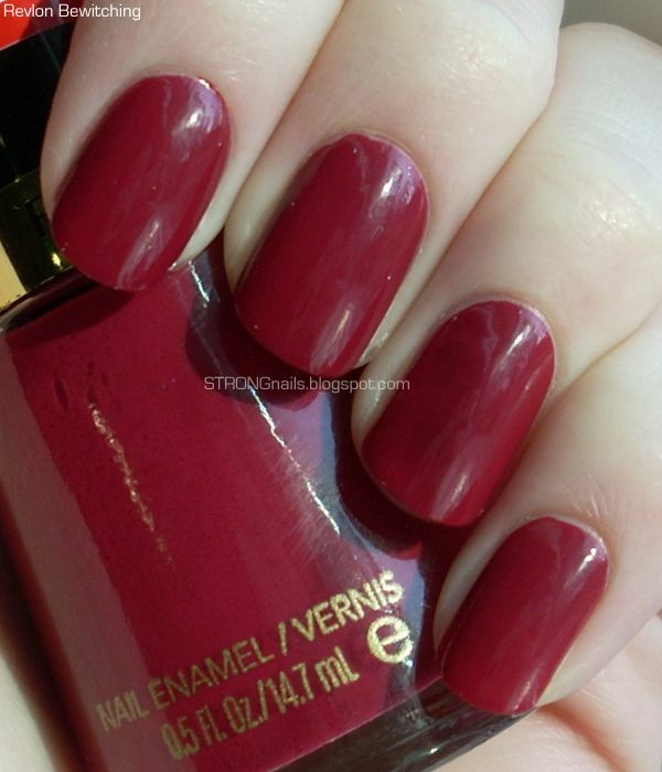 Nail polish swatch / manicure of shade Revlon Bewitching