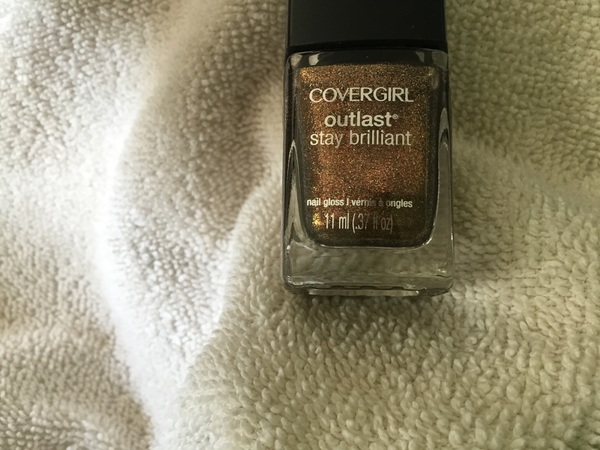 Nail polish swatch / manicure of shade CoverGirl Seared Broze