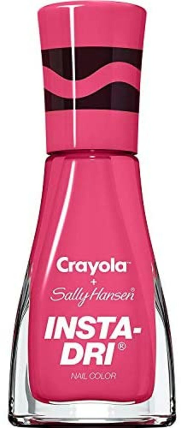 Nail polish swatch / manicure of shade Sally Hansen Carnation pink